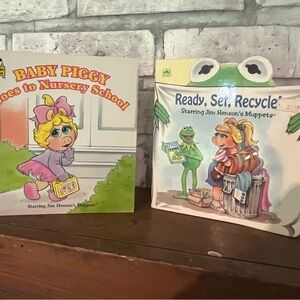 Vintage Muppet Golden Books Set‎ Of Two